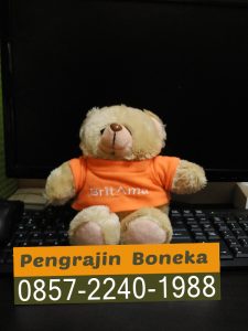 Boneka Souvenir Teddy Bear Bank BRI Britama
