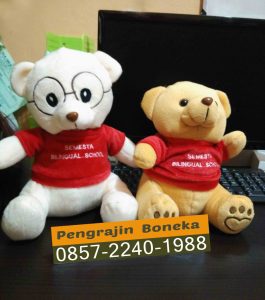 Souvenir Boneka Teddy Bear Bilingual School Semarang